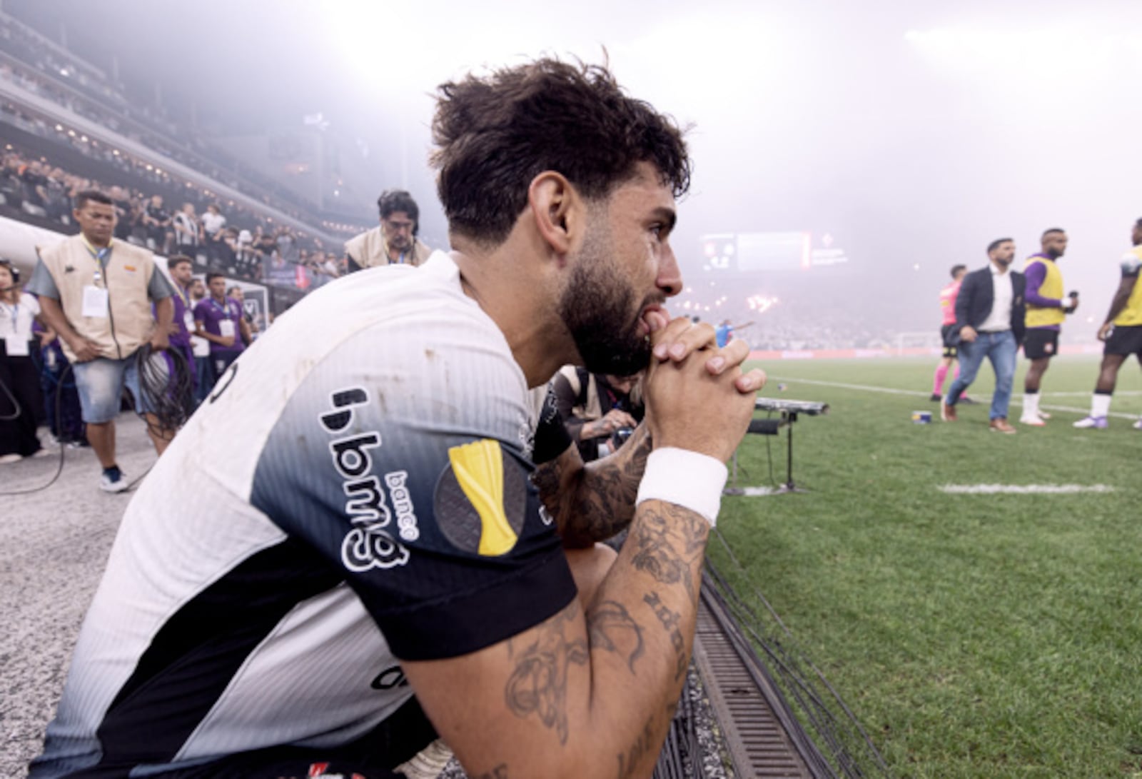 A ansiedade de Yuri Alberto para voltar a jogar. Sente que o Corinthians nunca o valorizou tanto como agora Rodrigo Coca/Corinthians