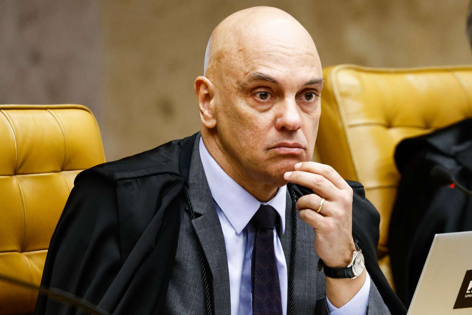 Ministro Alexandre de Moraes no plen&aacute;rio do Supremo Tribunal Federal (STF)