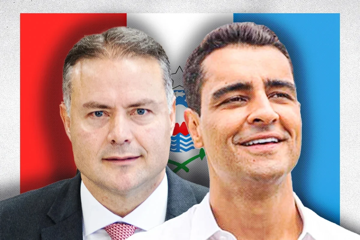 Imagem colorida, Renan Filho e JHC