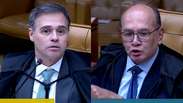 Gilmar diz que &eacute; &lsquo;impressionante desfa&ccedil;atez&rsquo; de Mendon&ccedil;a, que responde aos gritos no plen&aacute;rio do STF