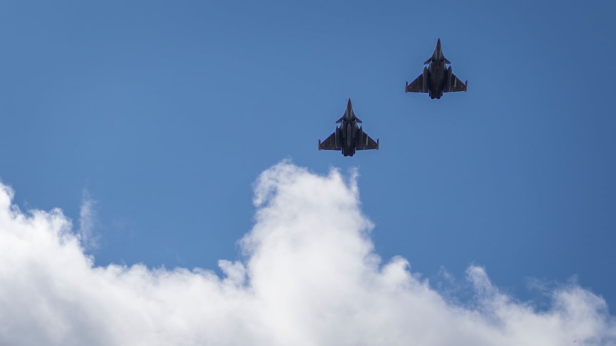 NATO fighter jet shoots down drone in Lithuania