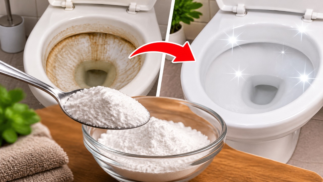 3 colheres à noite e pela manhã o vaso sanitário ficará brilhando: antigas manchas de calcário serão removidas sozinhas