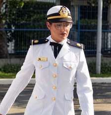 A oficial da Marinha Beatriz Fickert Santoro. Foto: Reprodução / Estadão