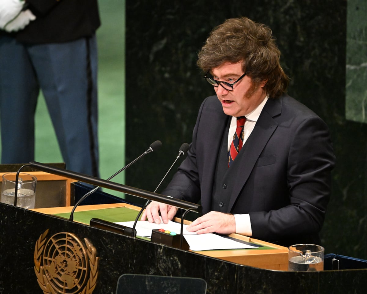 Milei ameaça na ONU que a Argentina tomará 'as coisas em nossas próprias mãos' sobre as Malvinas