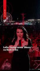 Lolla Young canta 'Messy' no Rock in Rio