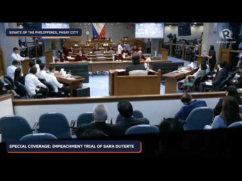 Nakakaantok? Benny Abante foi pego cochilando durante o julgamento da vice-presidente Sara Duterte