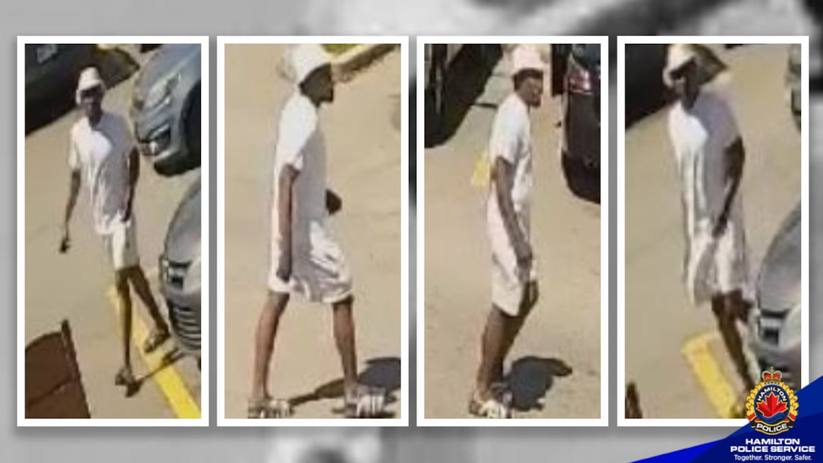 Police release images of suspect wanted in fatal Hamilton assault