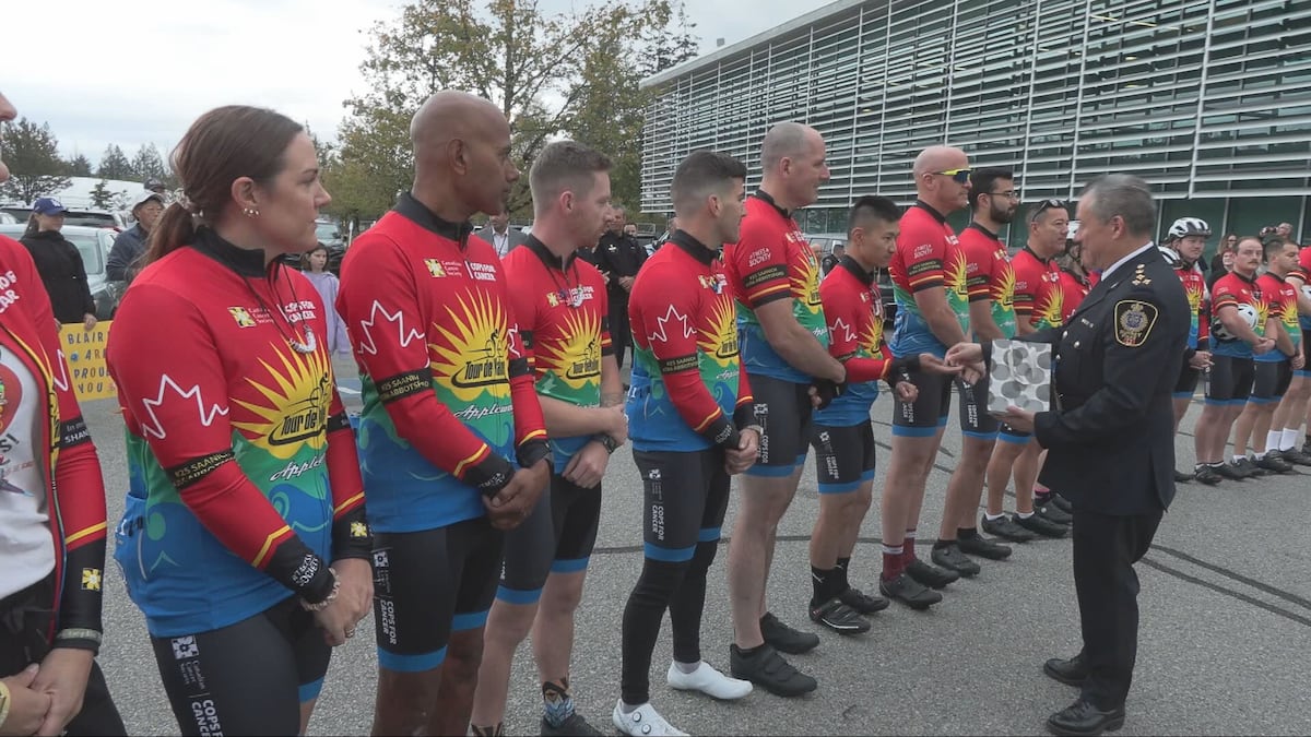‘We need to help them’: First responders to ride 600 km for kids with cancer