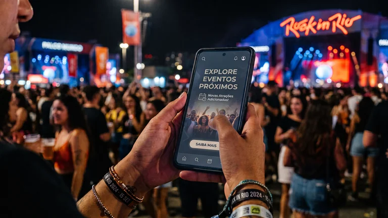 TIM aguentou 44 mil celulares conectados ao mesmo tempo no Rock in Rio