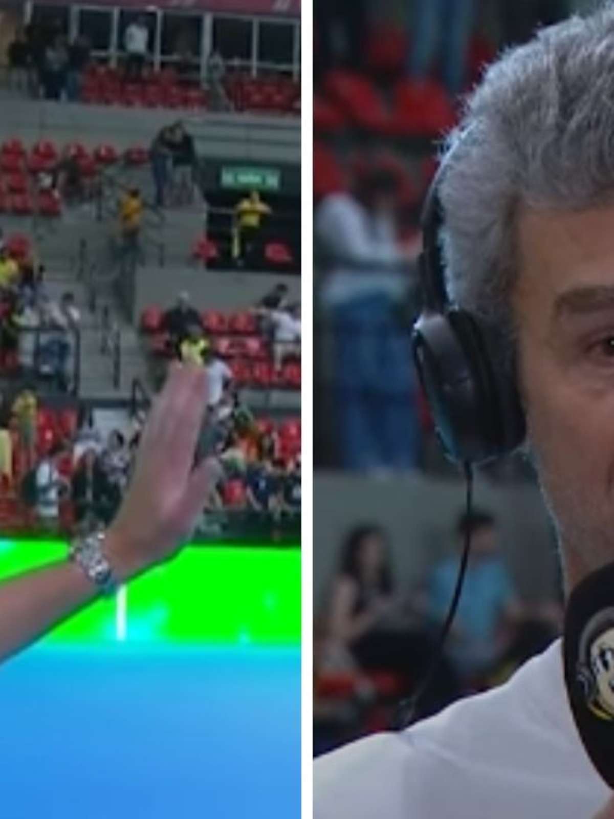 João Fonseca dá 'bronca' em repórter da CazéTV por interromper Guga para entrevistá-lo