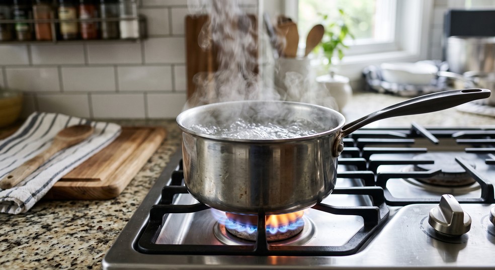 Este truque limpa a air fryer em menos de um minuto