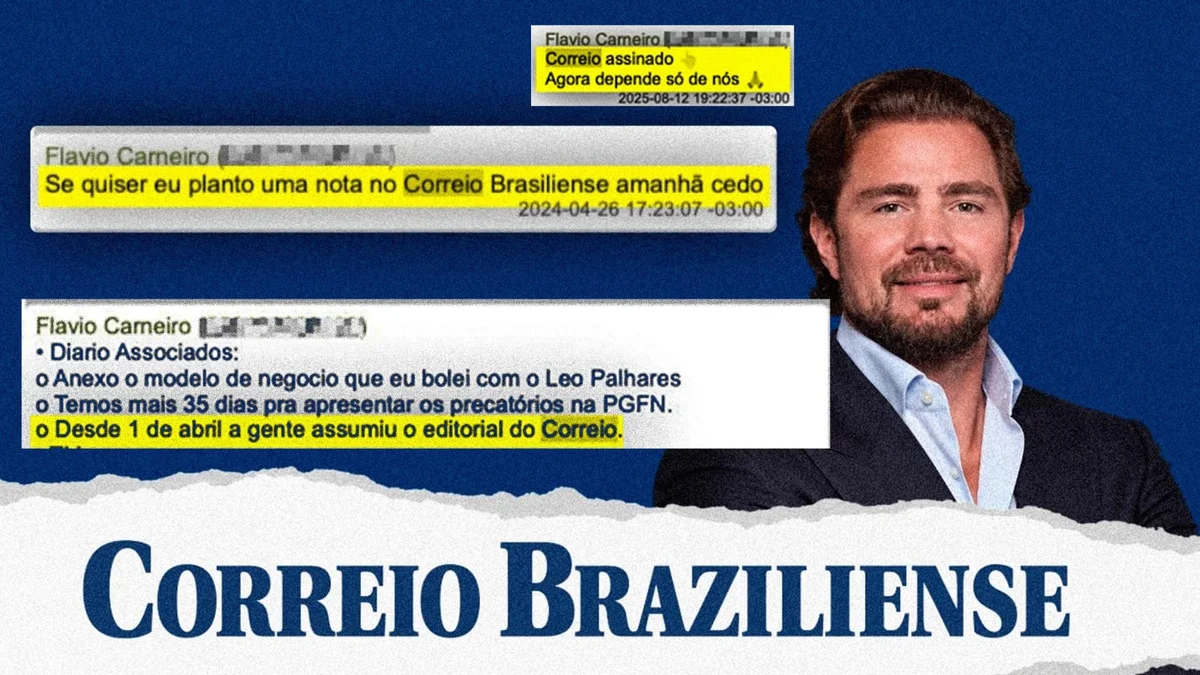 Vorcaro e sócio assinaram compra do Correio Braziliense: "A gente assumiu o editorial"