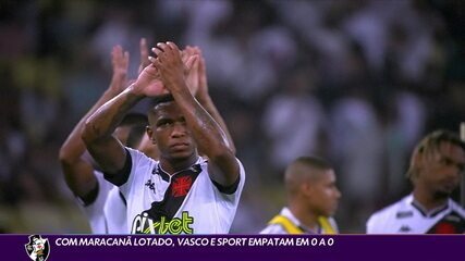 Com Maracanã lotado, Vasco e Sport empata em o a o