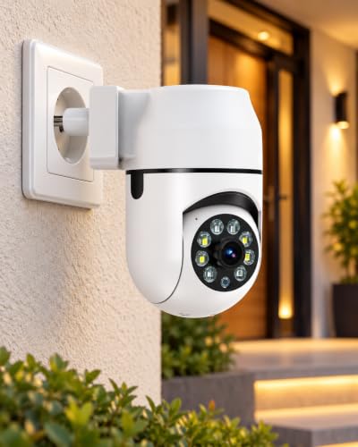 Câmera de Segurança Wi-Fi Inteligente com rotação 355°