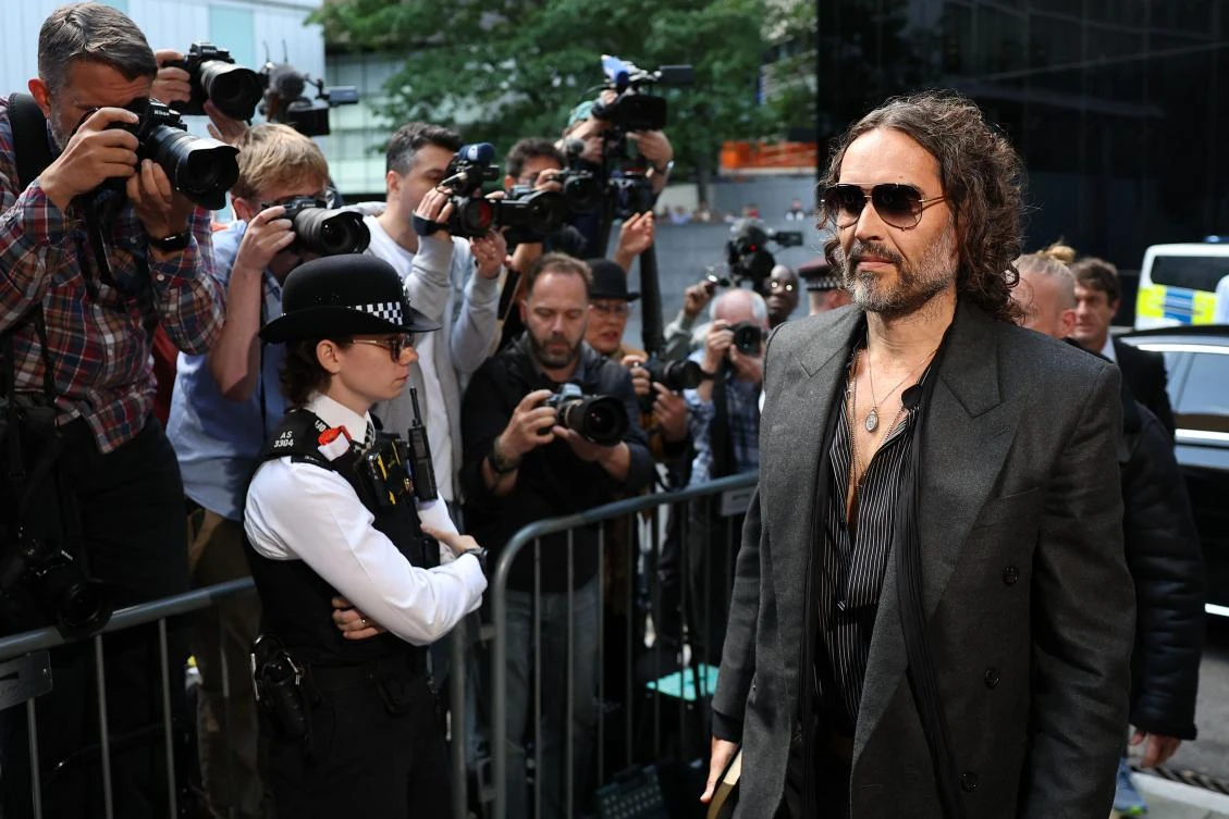 Russell Brand pleads not guilty to charges of rape and sexual assault in London court