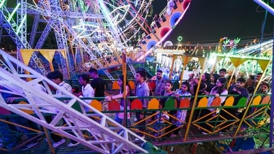 Police found that the fair was only permitted to open until 11pm, while the accident took place after midnight. (Raj K Raj/ HT Photo)