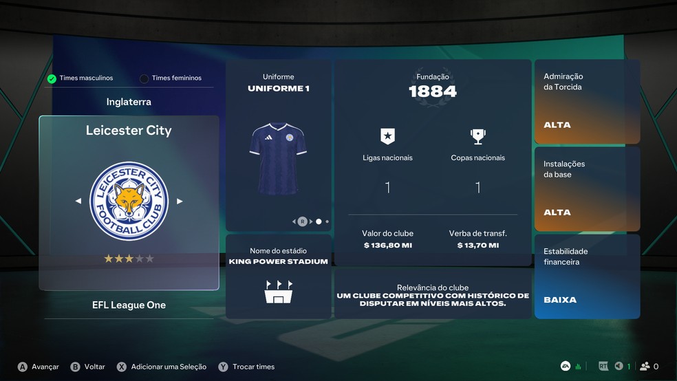 EA FC 27: 10 times para reconstruir e dominar o Modo Carreira