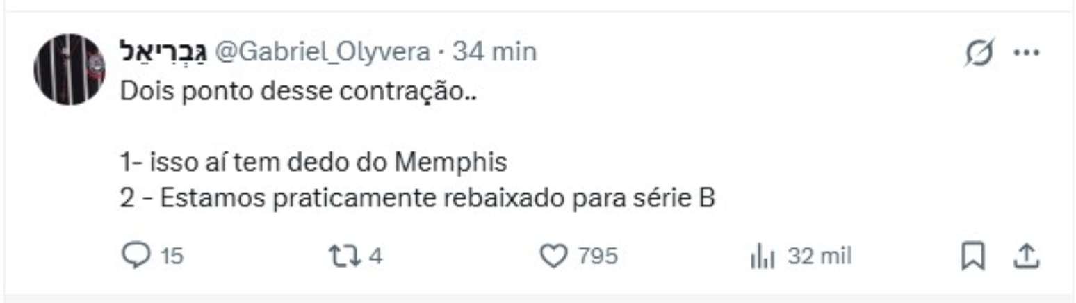 rea&ccedil;&otilde;es de torcedores no X
