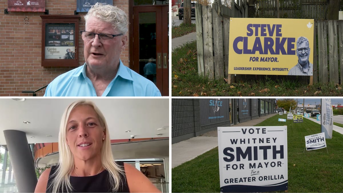 Orillia mayoral race: Steve Clarke vs. Whitney Smith