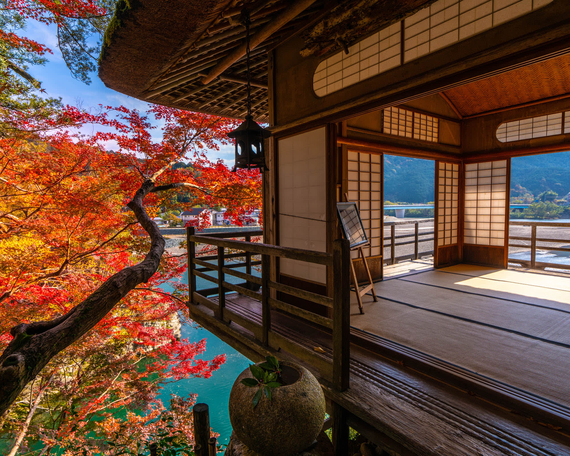 Garyu Sanso received a star in the Michelin Green Guide Japan in 2011 and was designated an Important Cultural Property of Japan in 2016. (Photo: Tourism Shikoku)