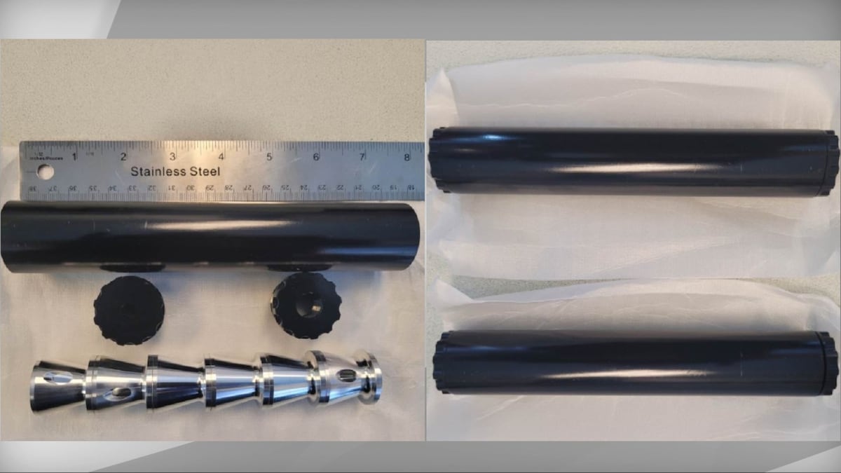 CBSA intercepts firearm suppressors from the U.S. A Toronto cop has been charged