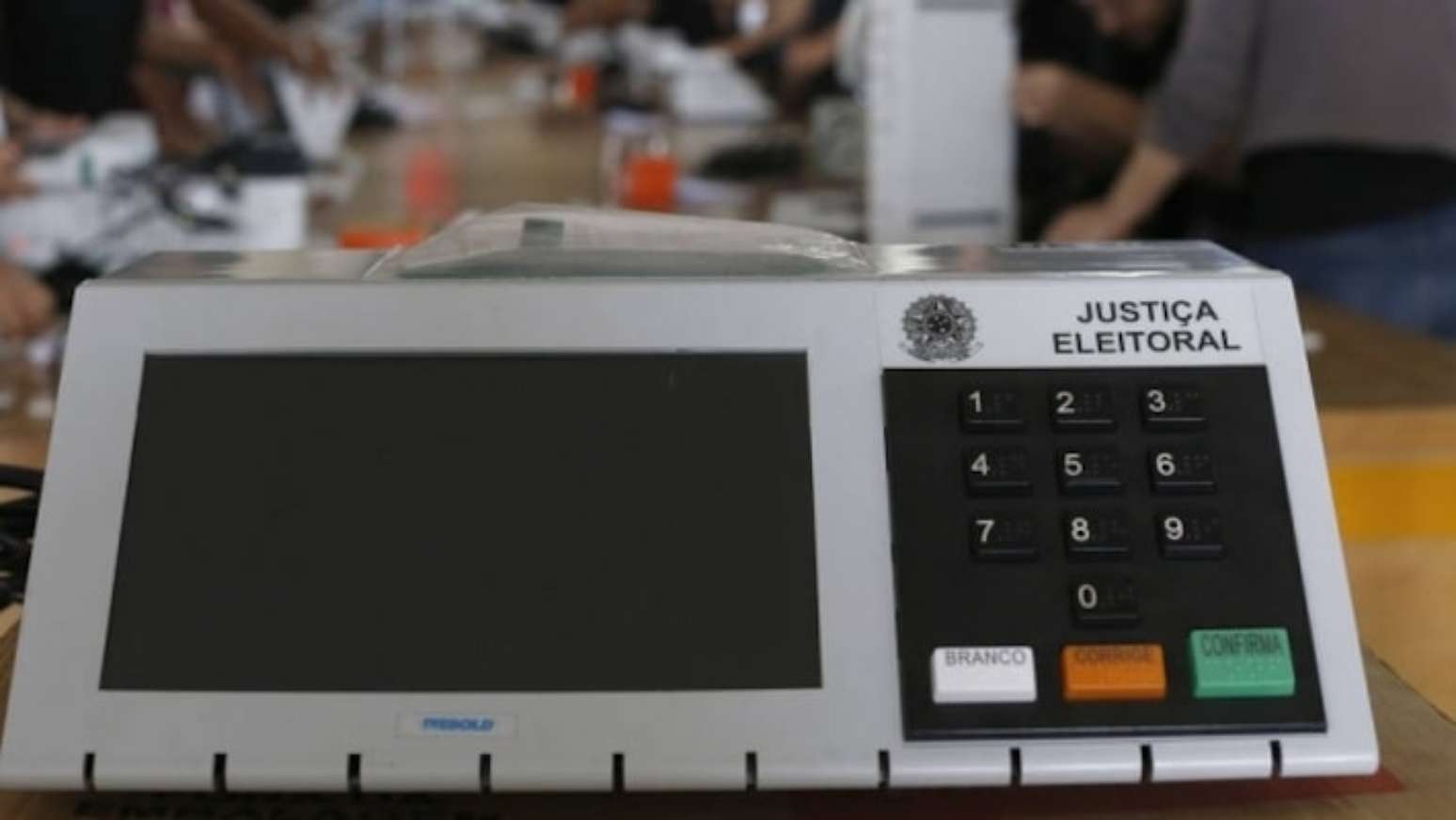 Urna eletr&ocirc;nica.