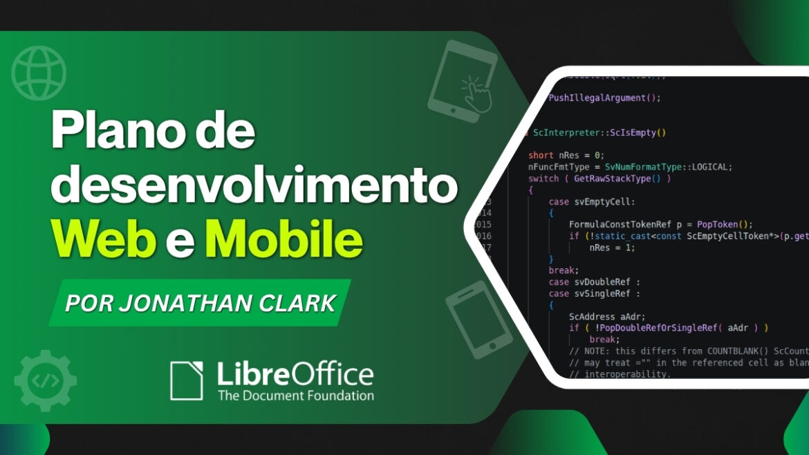 LibreOffice – Plano de desenvolvimento Web e Mobile